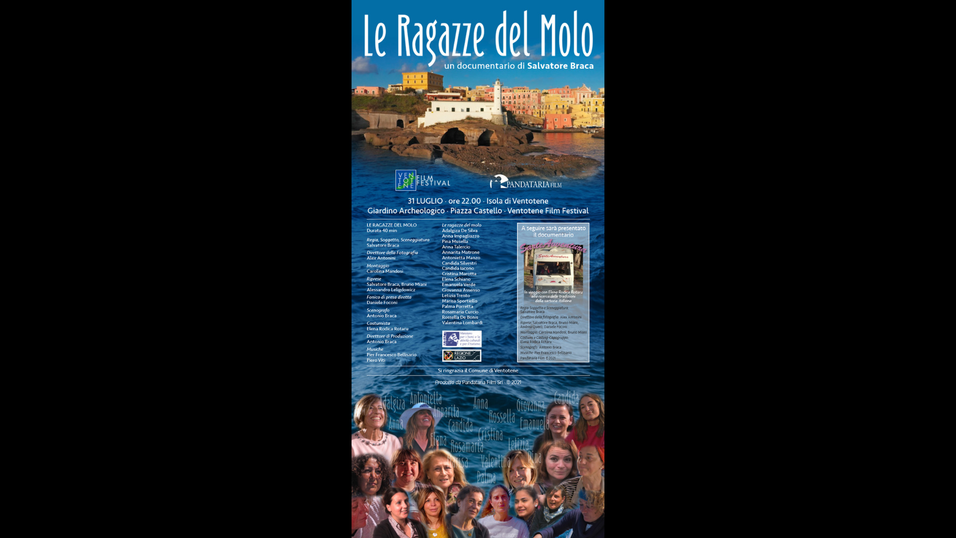 Poster da giardino Molo e mare